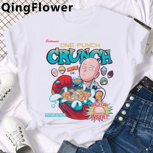 Funny One Punch Man T Shirt Men Kawaii Grunge Aesthetic Summer Tops Japanese Anime Tshirt Hot Cartoon Unisex T-shirt Male