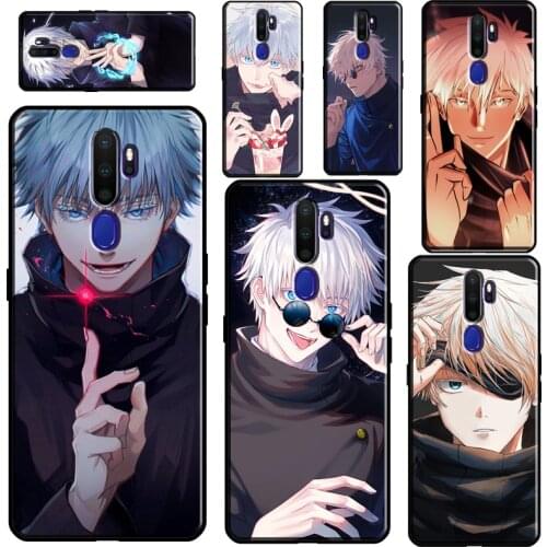 Jujutsu kaisen Gojou satoru Phone Case For OPPO A5 A9 A31 A53 2020 A52 A72 A15 A83 A91 A1K A5S Reno2 Z Find X2 X3 Pro