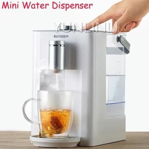 Mini Water Dispenser Household & Office Desktop Fast Heating Water Dispenser With Self-Cleaning & 8 Temperature Control S601