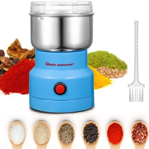 Powerful Grains Spices Grinder Cereals Coffee Dry Food Chopper Processor Blender Pepper Mill Grinding Machine Home Kitchen Tools