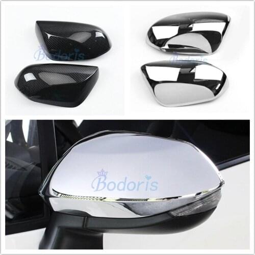 For Toyota Corolla 2019 Door Side Wing Mirror Cover Rear View Overlay Frame Panel Chrome Car Styling Accessories