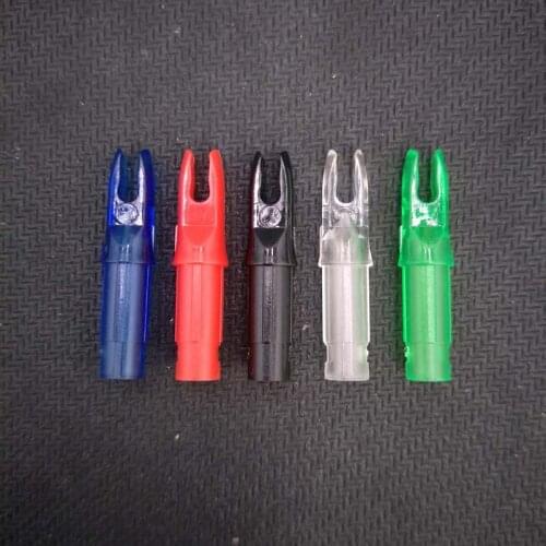 20pcs Archery 6.2mm Arrow Nocks Internal Plastic Arrow Tails DIY Arrows for ID6.2mm Arrow