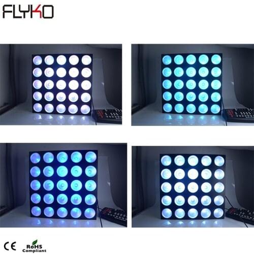 Chinese factory Stage light 5*5 DMX LED Matrix Light RGB Blinder Matrix Light led light for Stage events