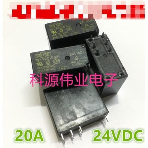 793-P-1C-S 001 24VDC Relay 20A 793-P-1C-S001