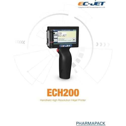 24 Hours Standby Easy Operation Mini Touch Handheld Printer printing Glass Metal QR Date Coder For Plastic Metal