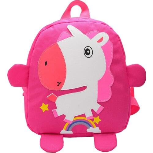 Cartoon Nylon Kids Preschool Backpacks Children School Bags Cute Animal Backpacks for Girls Boys Toddler Kindergarten Book Bags