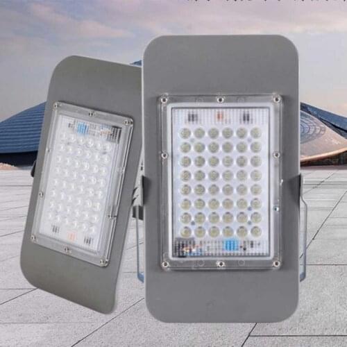 LED Flood Light Outdoor Wall Spotlight 220V 50W Ultra Thin Floodlight Waterproof IP65 Landscape Garden Lamp White Light 6000K