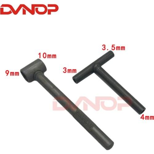 GG 2PCS Engine Valve Screw Clearance Adjusting Spanner Square Hexagon Wrench Tool For GY6 50 150cc Motorcycle Scooter T type