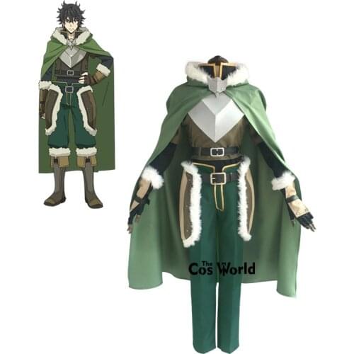 The Rising of the Shield Hero Naofumi Iwatani Cloak Uniform Outfits Anime Cosplay Costumes