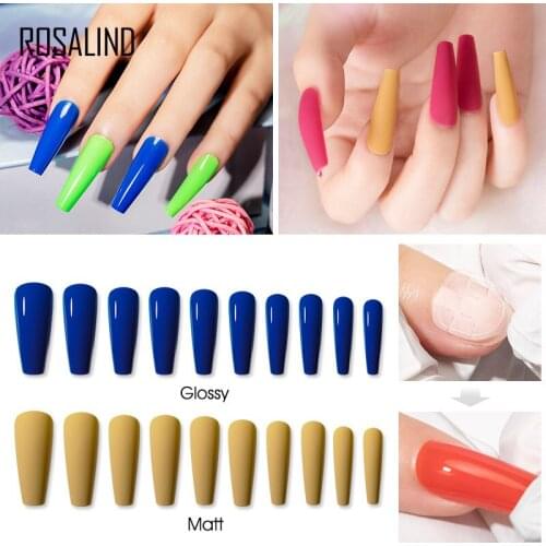 High Quality 10 PCS Extensive Solid False Nails with Glossy or Matt Type Durable Long Lasting Easy Operation for Daily Life