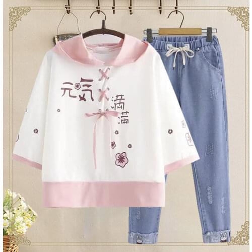 Two-piece Womens Suit Summer Suit Foreign Style New Ladies Summer Suit Pants Suit Womens Sportswear