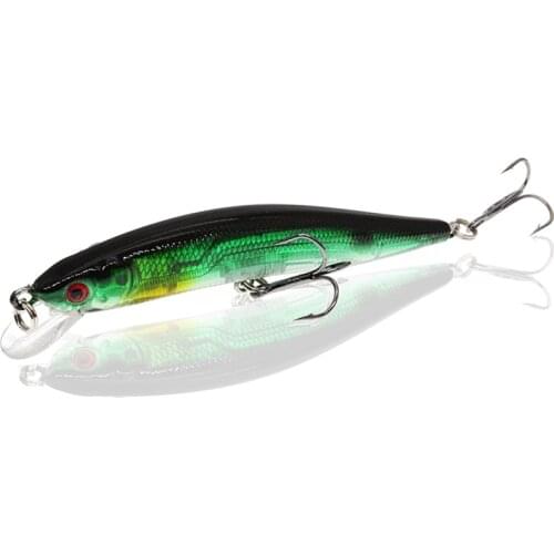1Pcs Minnow Fishing Lures Hard Bait 10cm 8g Jig wobbler Bass Pike Lure Plastic Artificial Baits for Fishing Tackle Crankbait