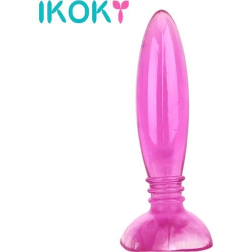 Jelly Mini Anal Plug Butt Sex Toys for Women Men Prostate Massage Couple Tools Masturbation Sextoys Adults Smooth Suction Cup