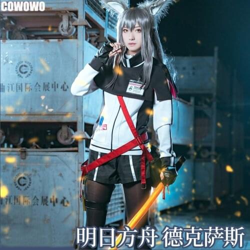 Anime! Arknights Texas RHODES ISLAND Battle Suit Lovely Uniform Cosplay Costume Halloween Party Outfit For Women Free Shipping