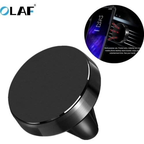Olaf Magnetic Phone Car Holder Mobile Phone Air Vent Stand Holder For iPhone X 7 8 Plus Samsung Galaxy S8 S7 Note8 Phone Holder
