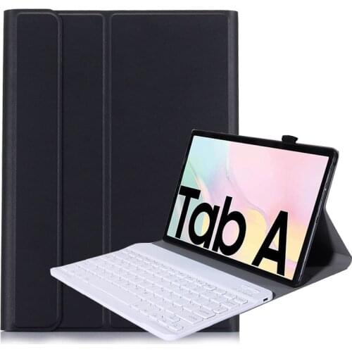 Tab A7 2020 Keyboard Cover Magnet Smart Cover with Keyboard for Samsung Galaxy Tab A7 10.4 T500/T505 PU Leather Case+Stylus