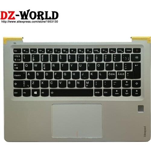 Palmrest C Cover Upper Case With Nordic Backlit Keyboard Touchpad for Lenovo Ideapad 710S Plus-13IKB ISK Laptop 5CB0M09408