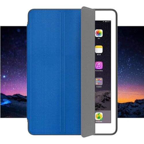 Ultra-thin Magnetic Flip Cover case Stand For iPad9.7 Smart PU Leather Funda Cover Auto Sleep/Wake Case for iPad 9.7 2017 2018