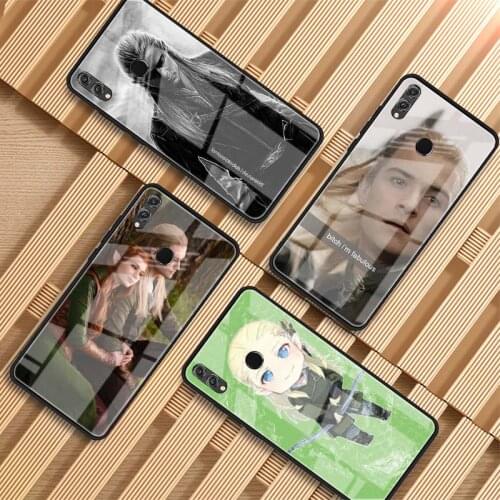 Legolas Greenleaf Tempered Glass Phone Case For Huawei P20 P30 pro P40 lite Mate 20 30 pro 30 lite