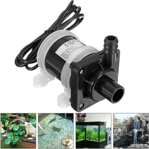 DC 12V Solar Powered Water Pump Motor 700L/H Brushless Magnetic Submersible Pumps Electric Submersible Water Power Pumps