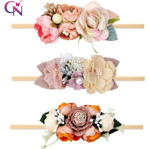 CN Elastic Hair Band Baby Headbands Newborn Hair Bows Kids Toddler Headband Headwear Children Girl Hair Accessories