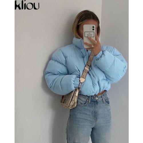 Женские парки Kliou China At AliExpress