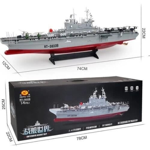 1:350 Scale Remote Control Warship Battleship Boats Large Rc Ship Electric Simulation Destroying Battle Military Game Toy 29inch