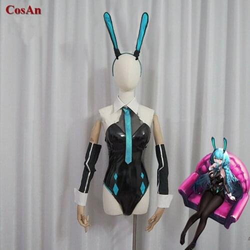 Hot Game Azur Lane USS Boise Cosplay Costume Black Bunny Girl Uniforms Unisex Activity Party Role Play Clothing Custom-Make