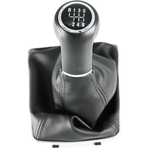 New For VAUXHALL OPEL ASTRA H (04-10) CORSA D(06-14) Car-styling 6 Speed Automatic Car Gear Shift Knob Leather Boot