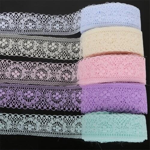 10Yards Lace Ribbons DIY Craft Supplies Gift Wrapping Grosgrain Ribbon Trim Wedding Decor Materials Garment Sewing Accessories