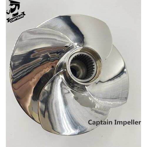 Captain Impeller Jet Ski 267000951 Fit Seadoo BRP RXP-X 300 / RXT-X 300 / GTX LIMITED 300 161mm 4 Blades Polished