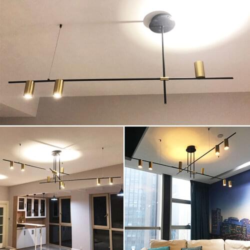 Living room lamp small apartment restaurant bar lamp home art lighting beauty salon lighting creative chandelier