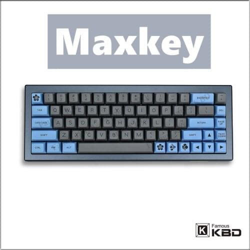 Maxkey SA keycap two-color gray blue ABS mechanical keyboard filco most keyboards are common