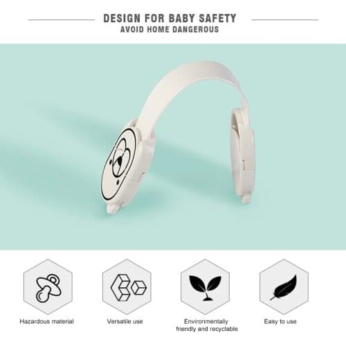 Cute Cabinet Locks Straps Child Lock Protection Baby Safety Latches Baby Kids Safety Care Plastic Locks Straps Safety Protector