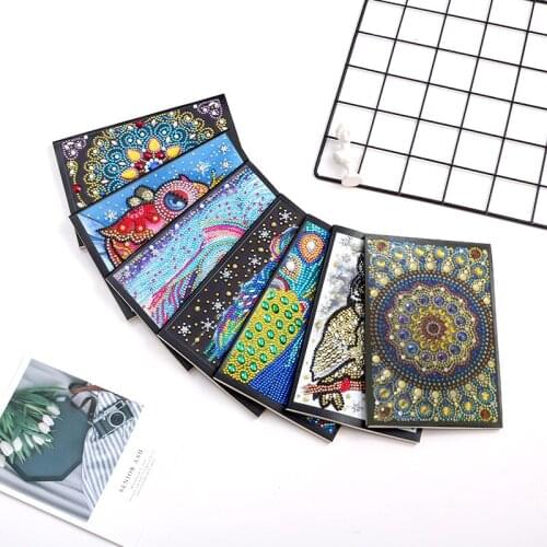 O New style 2020 Diamond Embroidery notebook Diary Book Sale DIY Crystal full drill 5D diamond painting mosaic round rhinestone