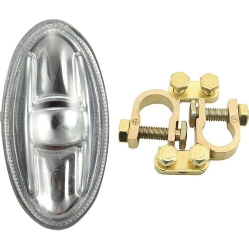 Partner Side Indicator Repeater Light Lamp 6325G3 with 1 Pair Car Battery Terminal Clamp