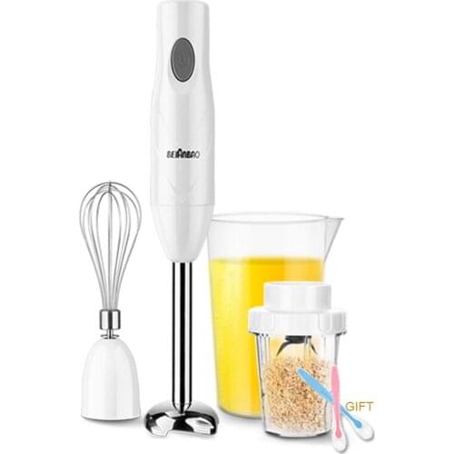 Hand Blender for Kitchen Food Mixer Kitchen Egg Beater Vegetable push button mixing Meat Grinder Cake Bake Tool set