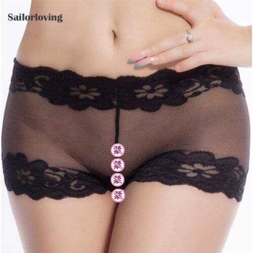 Sailor loving 2018 new plus size woman sexy lingerie underwear briefs hot panty open chastity