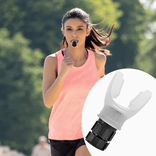 Fitness Silicone Breathing Exerciser Portable Diving Breathing Exerciser For Swimming Running Fitness Lung & Fitness Trainer