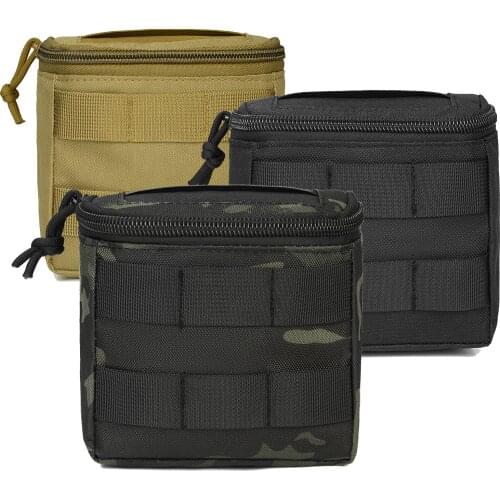 LeisonTac Tactical Sundries Pouch,EDC MOLLE Utility Pouch,Glove Pouch Outdoor Sports Portable Earphone Storage