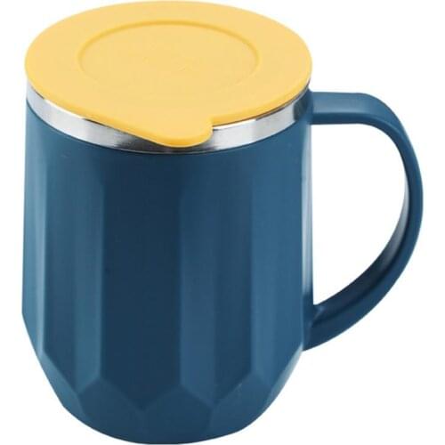 400ml Stainless Steel Thermal Mug Office Coffee Tea Mug With Lid Double Layer Seal 304 Stainless Steel Water Cup