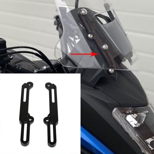 For HONDA NC 750X NC750 X XD/XA 2016 2017 2018 2019 2020 NC750X Windscreen Adjusters Airflow Adjustable Windscreen Wind