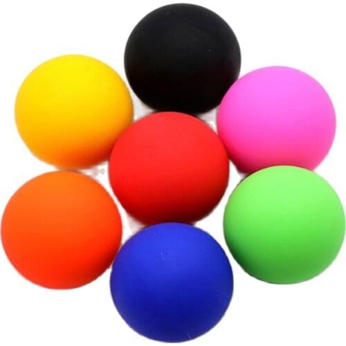 High quality portable multi-color 6.3cm silicone massage ball massage ball yoga supplies massage ball lacrosse