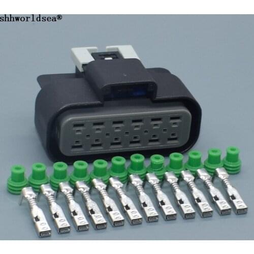 Worldgolden 12pin 2.8mm female for auto connector electric waterproof cable connector 15326910