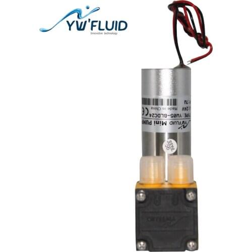 YWfluid high quality long-life 12v/24v mini diaphragm pump with BLDC motor used for Blood Analyzers YW05 brushless