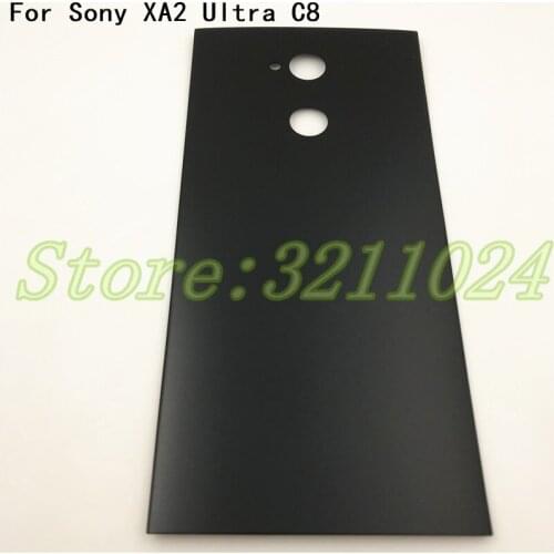 For Sony Xperia XA2 Ultra C8 back housing battery cover case Replacement H4233 H4213 H3213 For SONY XA2 Ultra Rear housing Logo