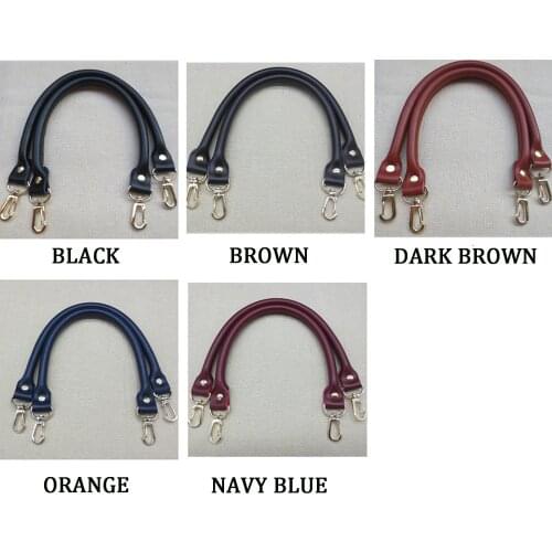 2 pcs Leather Bag Handle Leather Purse Strap Replacement Top-Handbag, Purses Straps, Cowhide Leather Purse Handle