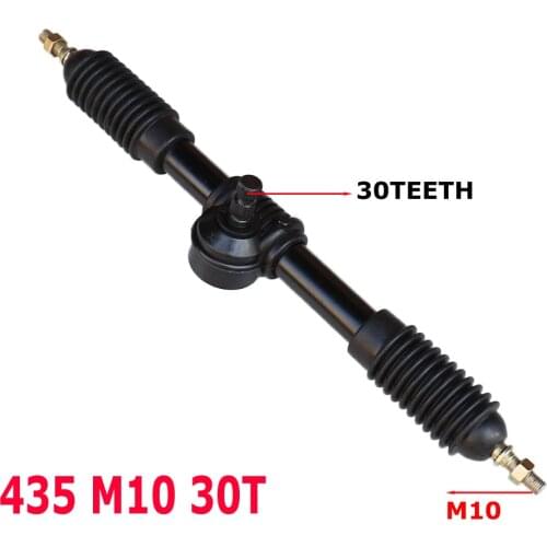 435mm M10 Full steel Power Steering Gear Rack Pinion Fit For DIY China Golf Go Kart Buggy Karting ATV UTV Bike Parts