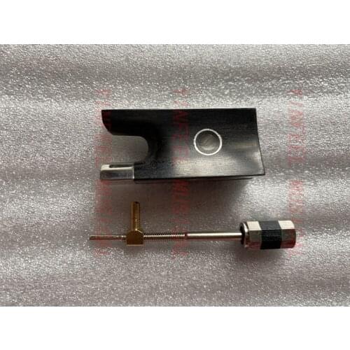 5 PCS Fully Lined Ebony Frog double pair eye abalone for 4/4 Violin Bow high quality cheapest price repari violin bow part