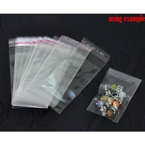 85PCS Clear Self Adhesive Seal Plastic Bags 10x4cm, Sold Per Packet Of 2021 New Style